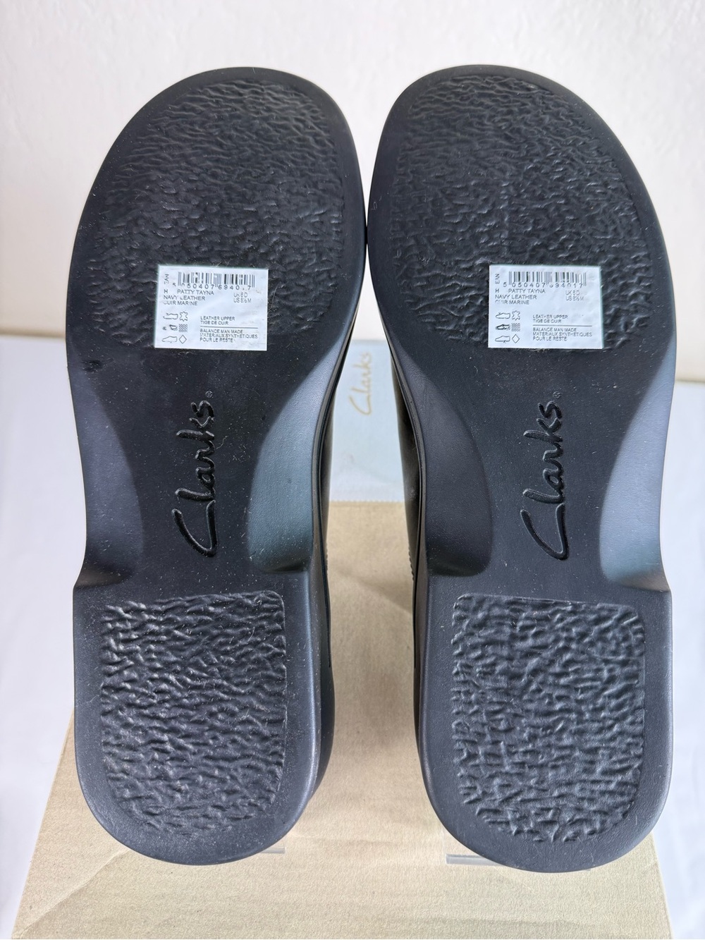 NEW Clarks Collection Patty Tayna Leather Basket Weave Mules Clogs Shoes 8.5 - Picture 13 of 14